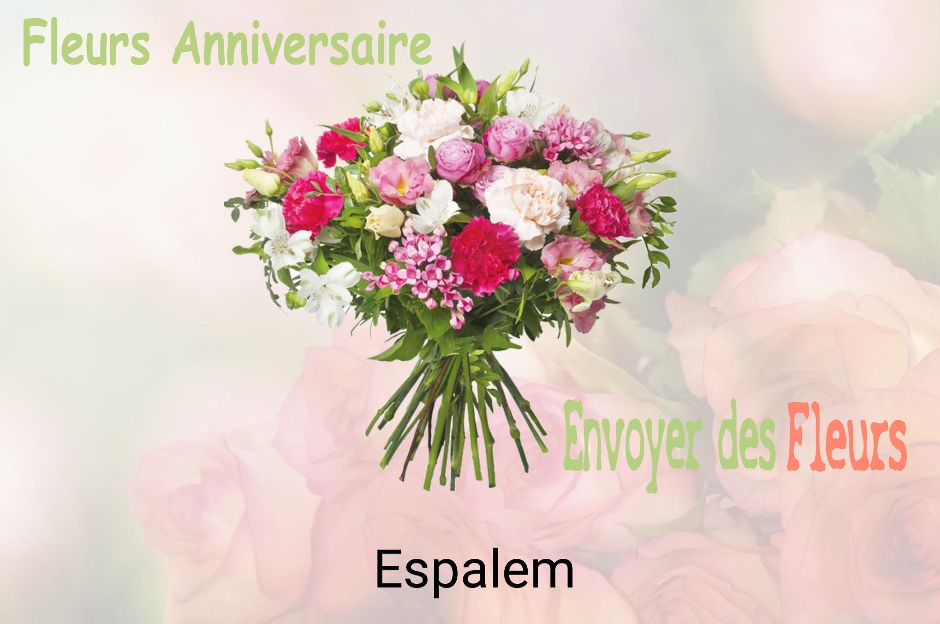 Bouquet de fleurs d’anniversaire livré à Espalem